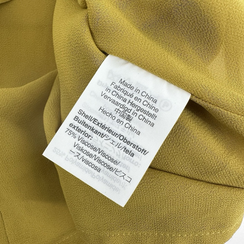 J. Crew Velvet Tank Top Women's Size 0 Gold Sleeveless Evening Business - Picture 9 of 11